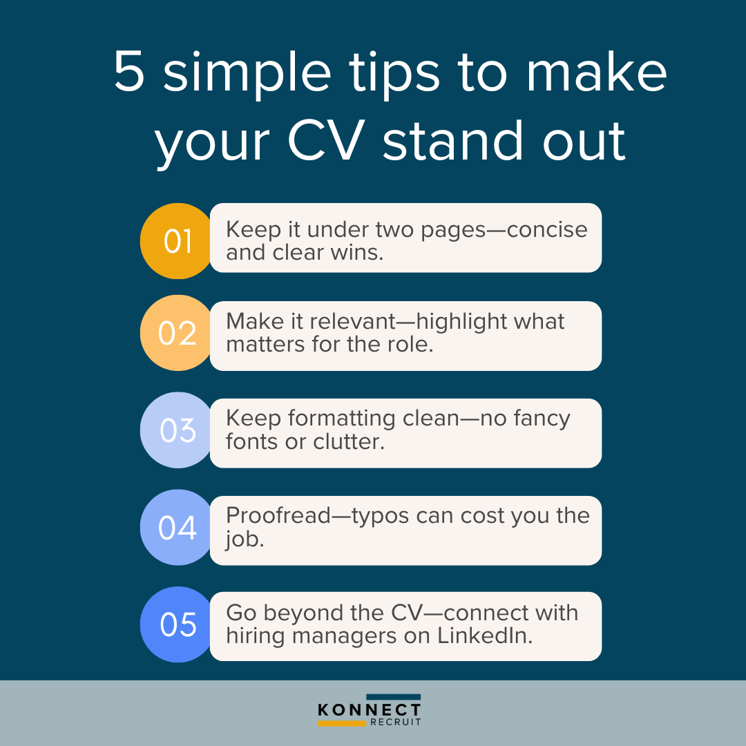Your CV might be holding you back. 
